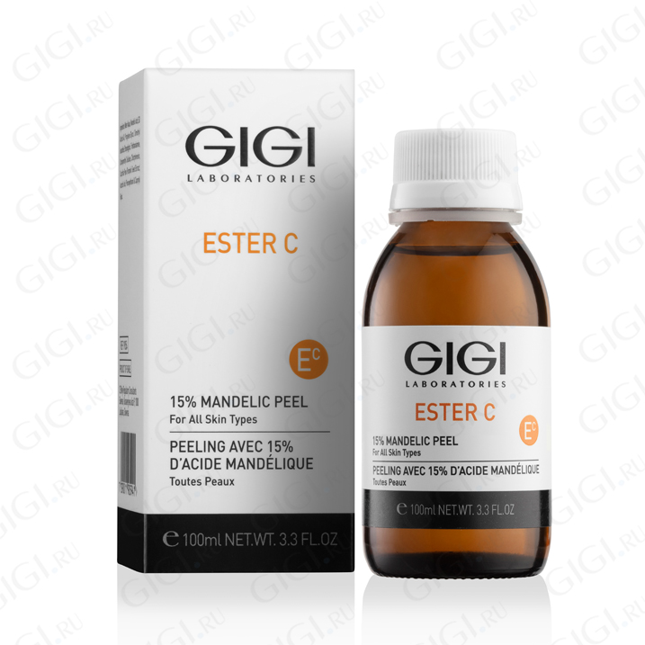 19054 Пилинг миндальный GIGI Ester C 15% Mandelic Peel, 100 мл