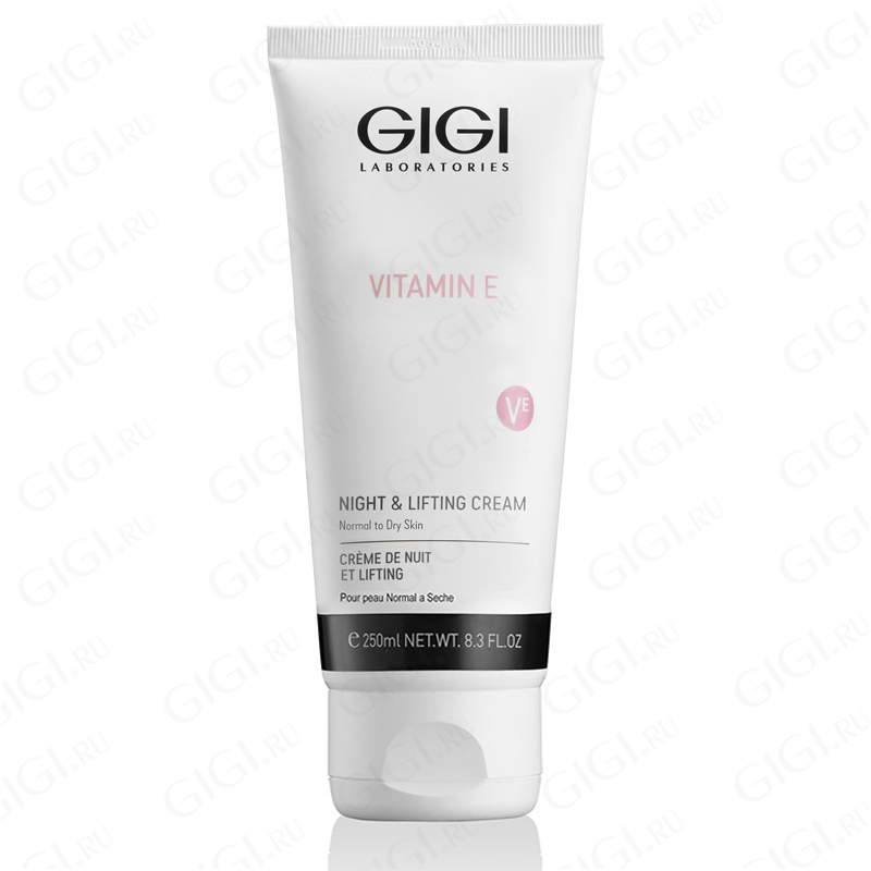 47570 Крем ночной лифтинговый GIGI Vitamin E Night & Lifting Cream, 250 мл