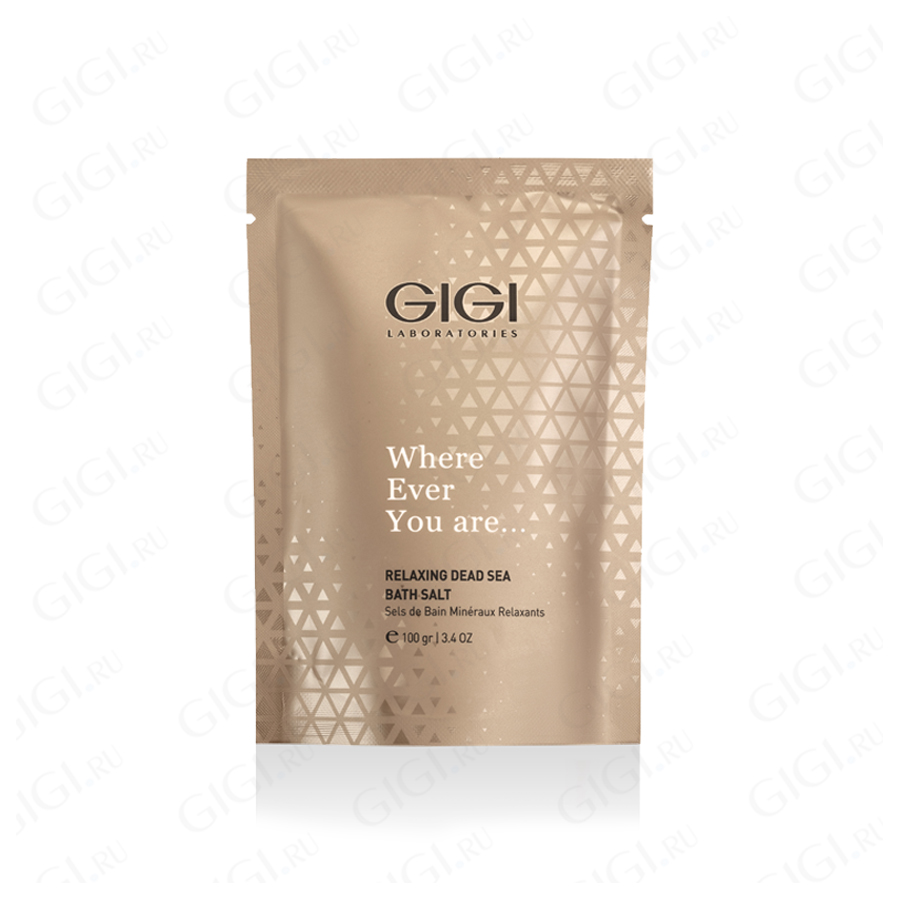 70278 Соль для ванн GIGI Where Ever You Are Relaxing Dead Sea Bath Salt, 100 г