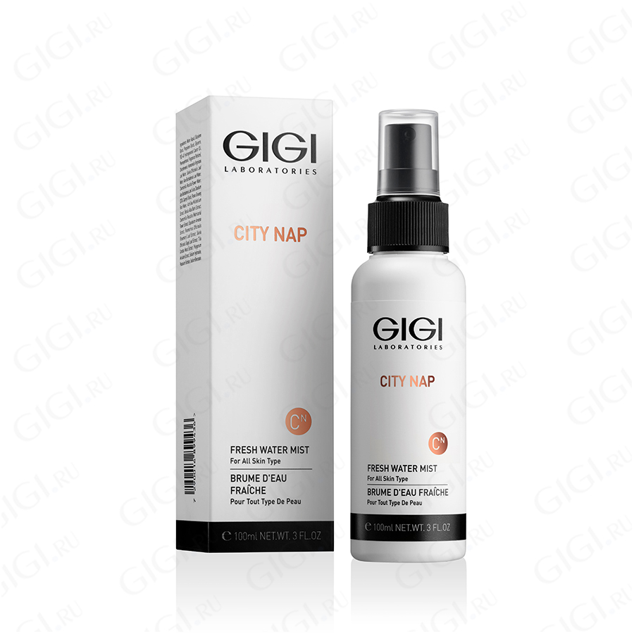 22518 Лосьон-спрей для лица Водяной туман GIGI City NAP Fresh Water Mist, 100 мл