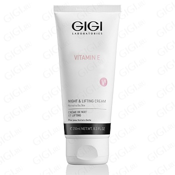 47570 Крем ночной лифтинговый GIGI Vitamin E Night & Lifting Cream, 250 мл