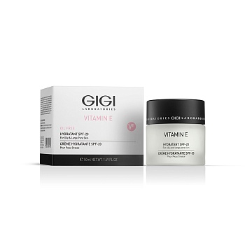 47508 Увлажняющий крем для жирной кожи GIGI Vitamin E Hydratant SPF 20, 50 мл